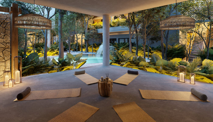 area de gym en Homa Kah