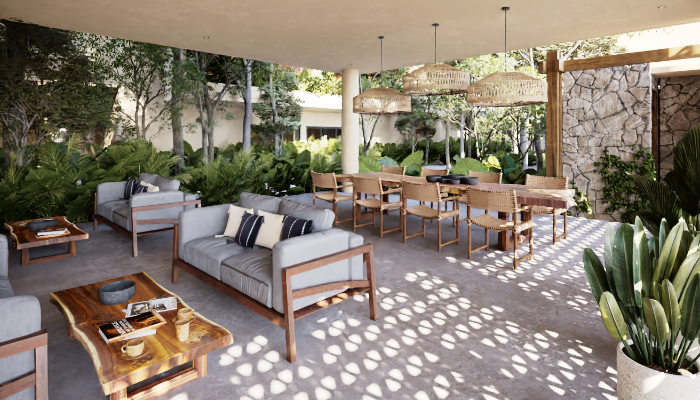 areas comunes en Homa Kah